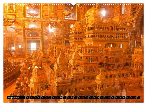 Produktbild: Indien - Rajasthan (Wandkalender 2026 DIN A2 quer), CALVENDO Monatskalender