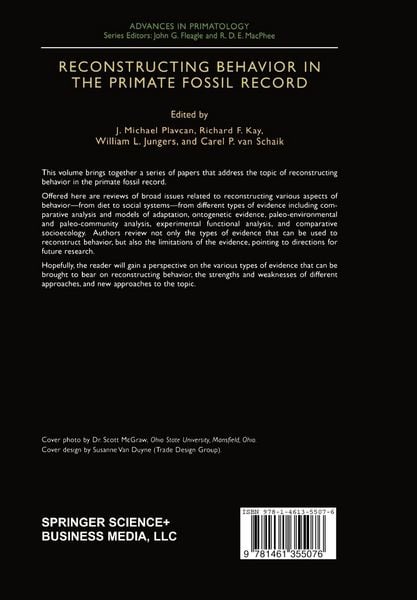 Produktbild: Reconstructing Behavior in the Primate Fossil Record