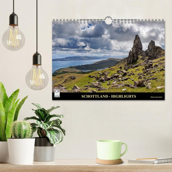 Produktbild: SCHOTTLAND - HIGHLIGHTS (Wandkalender 2026 DIN A4 quer), CALVENDO Monatskalender