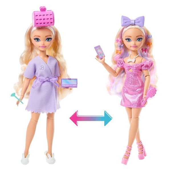 Produktbild: Barbie Dream Besties Malibu Get Ready With Me Haarspiel-Puppe