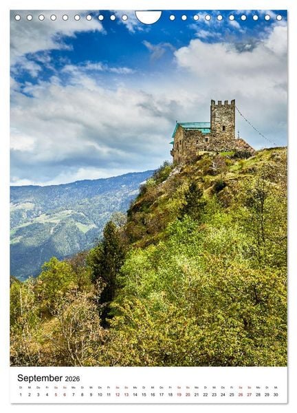 Produktbild: S&uuml;d-Tirol in stimmungsvollen Bildern (Wandkalender 2026 DIN A4 hoch), CALVENDO Monatskalender