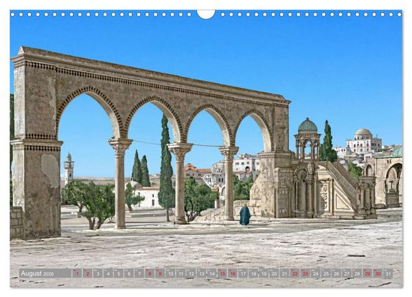 Produktbild: Altes Jerusalem um das Jahr 1900 - Fotos neu restauriert und koloriert (Wandkalender 2026 DIN A3 quer), CALVENDO Monatskalender
