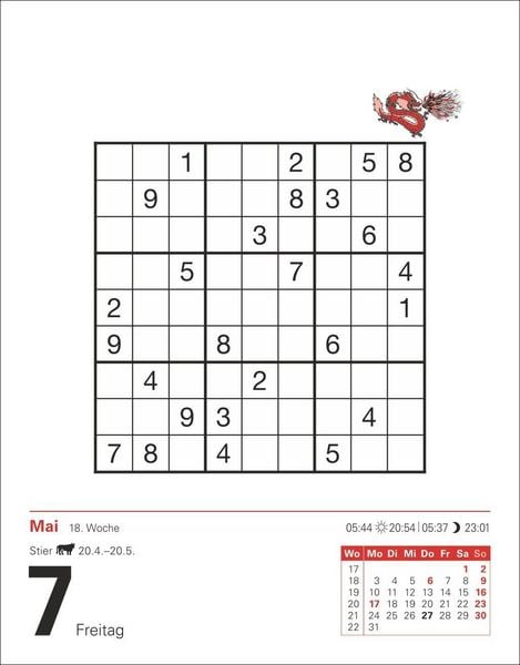 Produktbild: Sudoku Tagesabrei&szlig;kalender 2027 - Das Kult-R&auml;tsel aus Japan