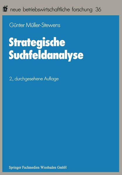Produktbild: Strategische Suchfeldanalyse