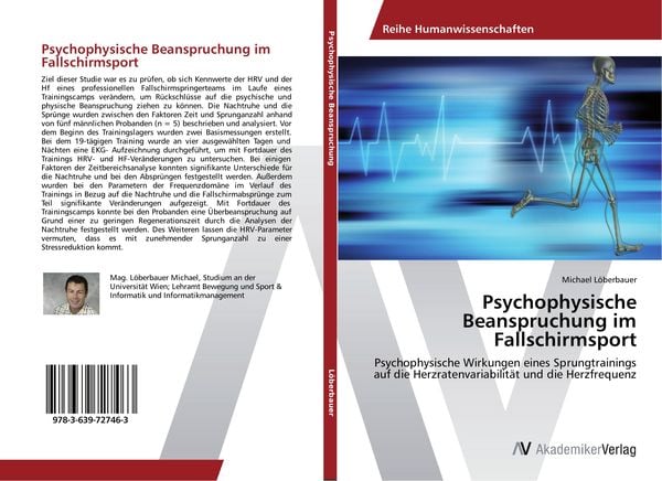 Produktbild: Psychophysische Beanspruchung im Fallschirmsport