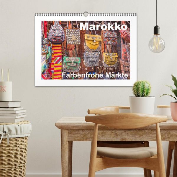 Produktbild: Marokko - Farbenfrohe M&auml;rkte (Wandkalender 2026 DIN A3 quer), CALVENDO Monatskalender