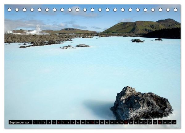 Produktbild: Island (Tischkalender 2026 DIN A5 quer), CALVENDO Monatskalender