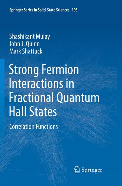 Produktbild: Strong Fermion Interactions in Fractional Quantum Hall States