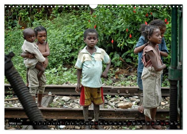 Produktbild: Mit der Eisenbahn durch Madagaskar (Wandkalender 2027 DIN A3 quer), CALVENDO Monatskalender