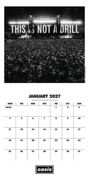 Produktbild: Oasis &ndash; Offizieller Kalender 2027