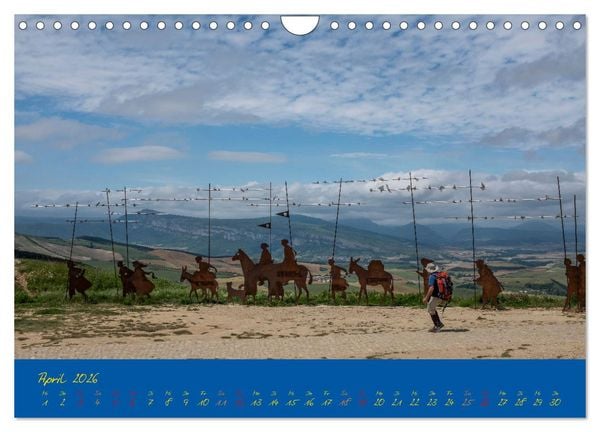 Produktbild: Camino 2026 (Wandkalender 2026 DIN A4 quer), CALVENDO Monatskalender