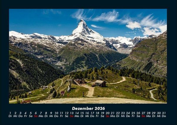 Produktbild: Landschaftskalender 2026 Fotokalender DIN A4