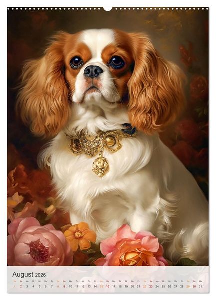 Produktbild: Cavalier King Charles Spaniel (Wandkalender 2026 DIN A2 hoch), CALVENDO Monatskalender