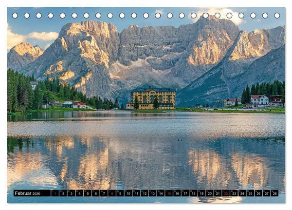 Produktbild: Tiroler Bergseen (Tischkalender 2026 DIN A5 quer), CALVENDO Monatskalender