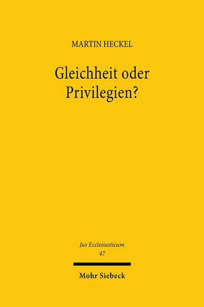 Produktbild: Gleichheit oder Privilegien?