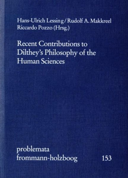 Produktbild: Recent Contributions to Dilthey's Philosophy of the Human Sciences