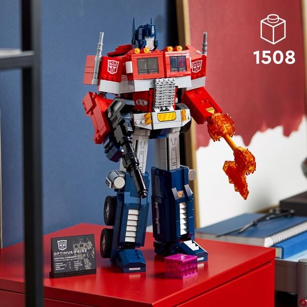 Produktbild: LEGO Icons 10302 Optimus Prime, Transformers 2-in-1 Set, LKW und Roboter