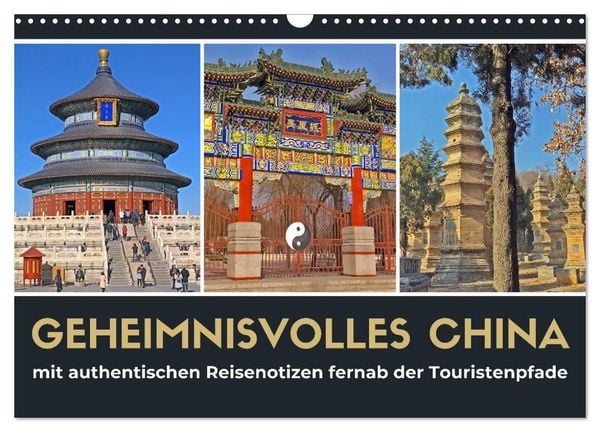 Produktbild: Geheimnisvolles China 2026 (Wandkalender 2026 DIN A3 quer), CALVENDO Monatskalender