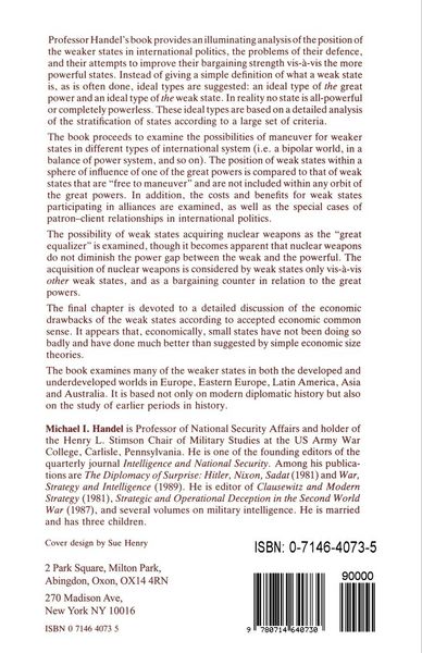 Produktbild: Weak States in the International System