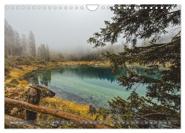 Produktbild: NATUR SP&Uuml;REN - S&Uuml;DTIROL (Wandkalender 2027 DIN A4 quer), CALVENDO Monatskalender