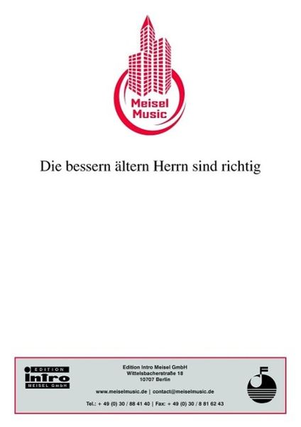 Produktbild: Die bessern &auml;ltern Herrn sind richtig