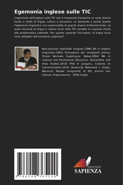 Produktbild: Egemonia inglese sulle TIC