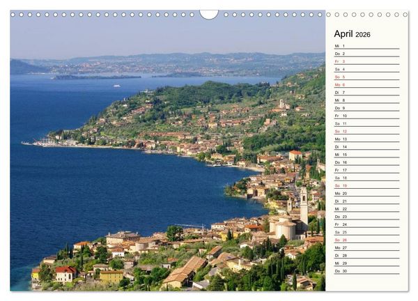 Produktbild: Gardasee (Wandkalender 2026 DIN A3 quer), CALVENDO Monatskalender