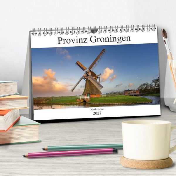 Produktbild: Provinz Groningen (Tischkalender 2027 DIN A5 quer), CALVENDO Monatskalender