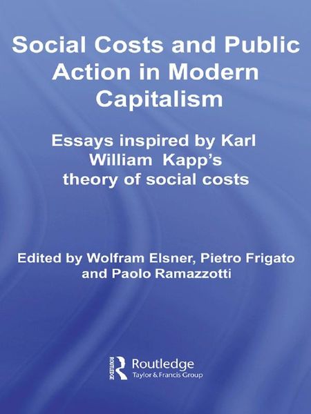 Produktbild: Social Costs and Public Action in Modern Capitalism
