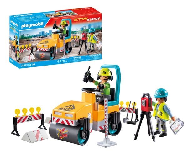 Produktbild: PLAYMOBIL 71751 Stra&szlig;enbaustelle