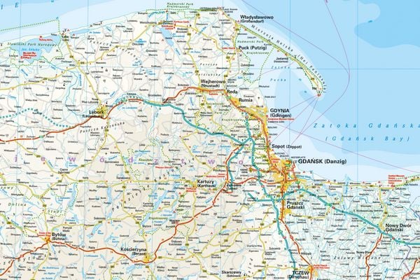 Produktbild: Reise Know-How Landkarte Polen, Nord | Poland, North (1:350.000)