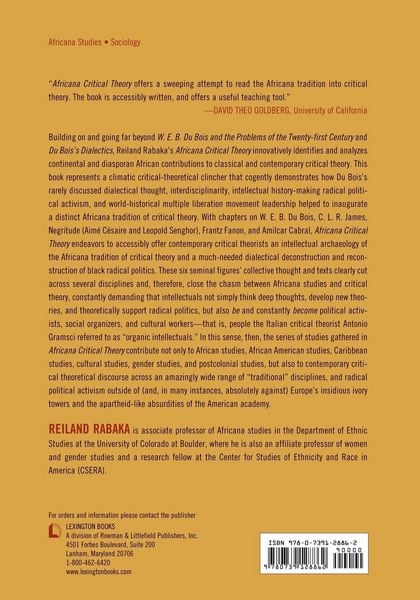 Produktbild: Africana Critical Theory