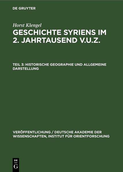 Produktbild: Historische Geographie und allgemeine Darstellung