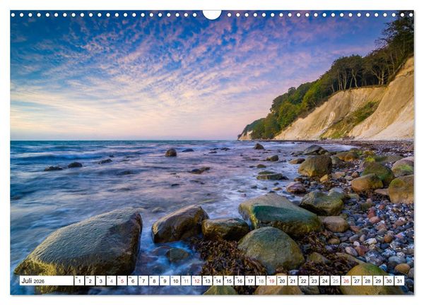 Produktbild: Insel R&uuml;gen - Meine wilde Ostsee-Romanze (Wandkalender 2026 DIN A3 quer), CALVENDO Monatskalender