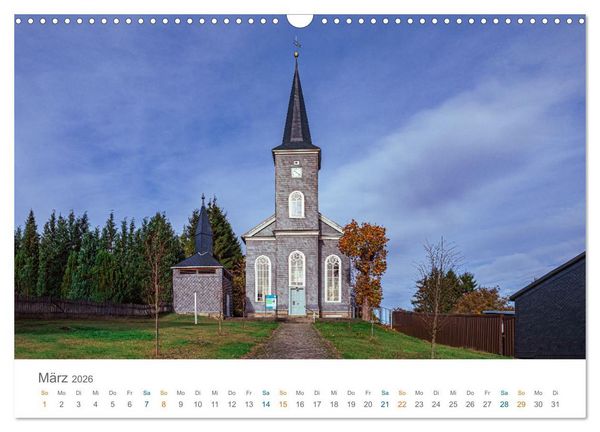 Produktbild: Rennsteig - Weitwanderweg (Wandkalender 2026 DIN A3 quer), CALVENDO Monatskalender