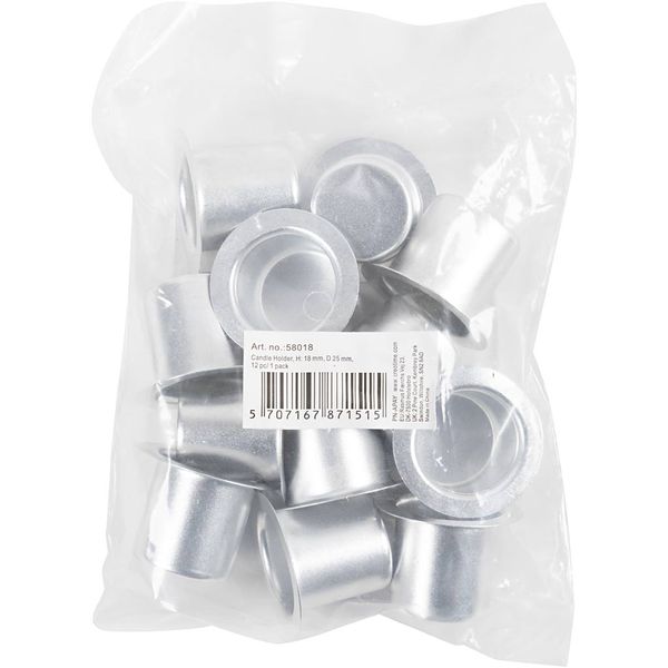 Produktbild: Creativ Company Kerzenhalter, H 23 mm, D 31 mm, 12 Stk