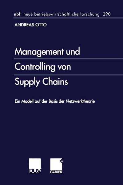 Produktbild: Management und Controlling von Supply Chains