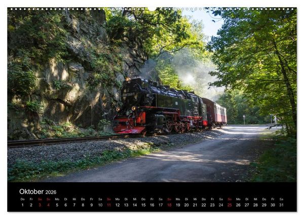 Produktbild: Unter Dampf in Sachsen Anhalt 2.0 (Wandkalender 2026 DIN A2 quer), CALVENDO Monatskalender