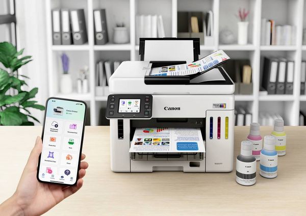 Produktbild: Canon MAXIFY GX7150 Multifunktionsdrucker Tintenstrahl Farbe A4 Drucker, Scanner, Kopierer Duplex, USB, WLAN, LAN