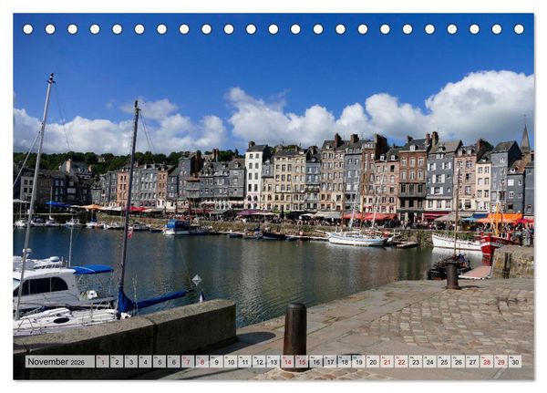 Produktbild: Normandie erleben (Tischkalender 2026 DIN A5 quer), CALVENDO Monatskalender