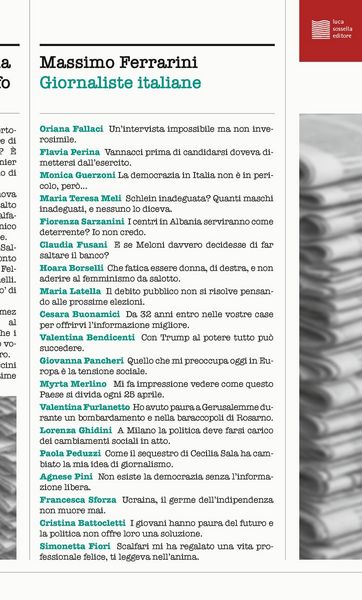 Produktbild: Giornaliste italiane