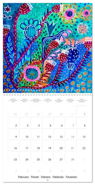 Produktbild: Garden Of Joy 2026 (Wall Calendar 2026 12 &times; 12 Inch) CALVENDO 12 Month Wall Calendar
