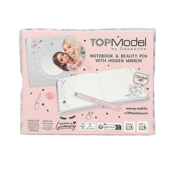 Produktbild: TOPModel Beauty Notizbuch mit Kugelschreiber