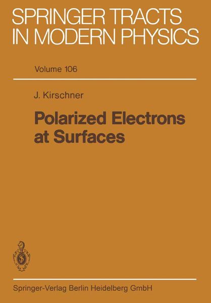 Produktbild: Polarized Electrons at Surfaces