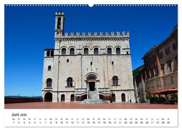 Produktbild: Gubbio - die mittelalterliche Stadt in Umbrien (Wandkalender 2026 DIN A2 quer), CALVENDO Monatskalender