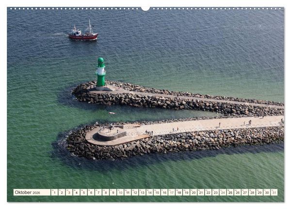 Produktbild: Seebad Warnem&uuml;nde (hochwertiger Premium Wandkalender 2026 DIN A2 quer), Kunstdruck in Hochglanz