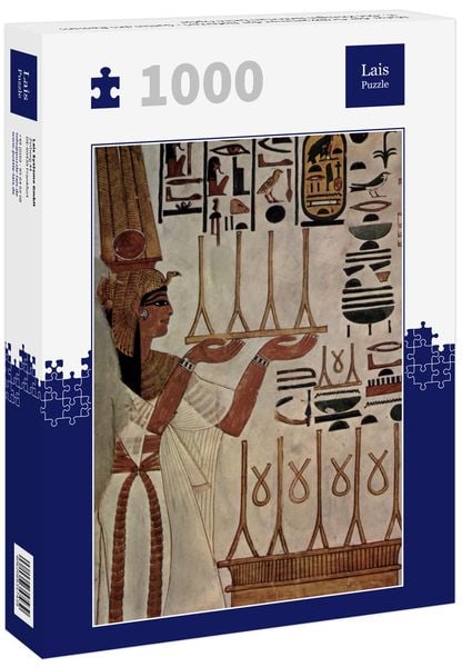Produktbild: Lais Puzzle Maler der Grabkammer der Nefertari - Gattin des Ramses II., Die K&ouml;nigin Nefertari beim Opfer 1000 Teile