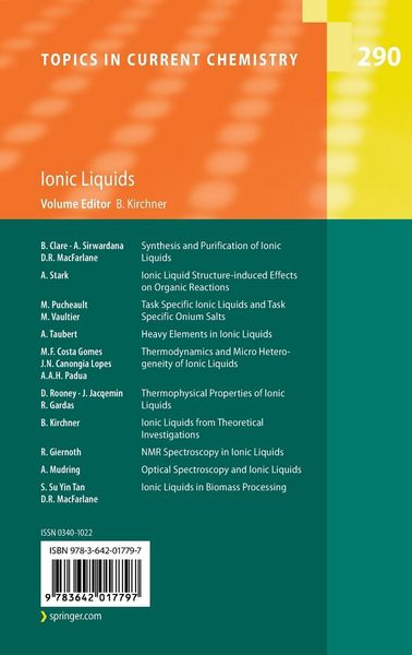 Produktbild: Ionic Liquids