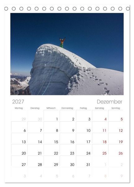 Produktbild: Tischplaner 2027 - Climbing Solutions - Bergsport weltweit (A5 Tischkalender zum Aufstellen) CALVENDO
