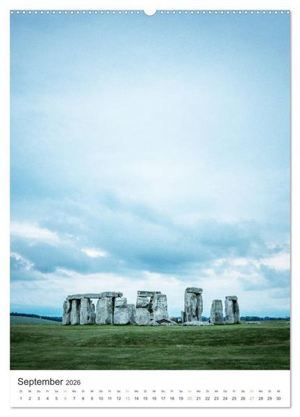 Produktbild: Roadtrip durch S&uuml;dengland (Wandkalender 2026 DIN A2 hoch), CALVENDO Monatskalender